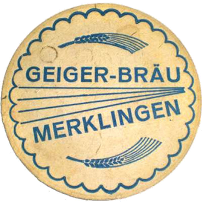 Bierdeckel Brauerei Geiger Merklingen