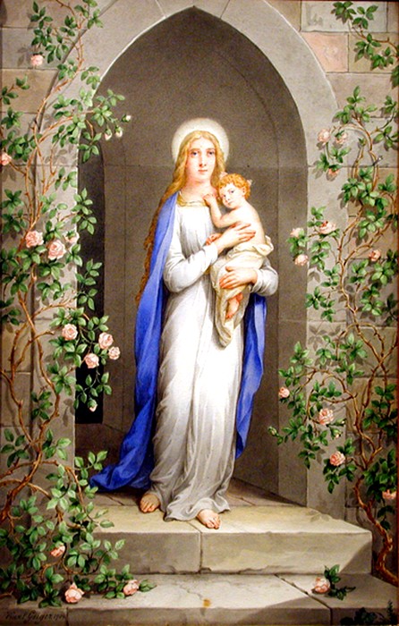 Carl Joseph Geiger Madonna with child