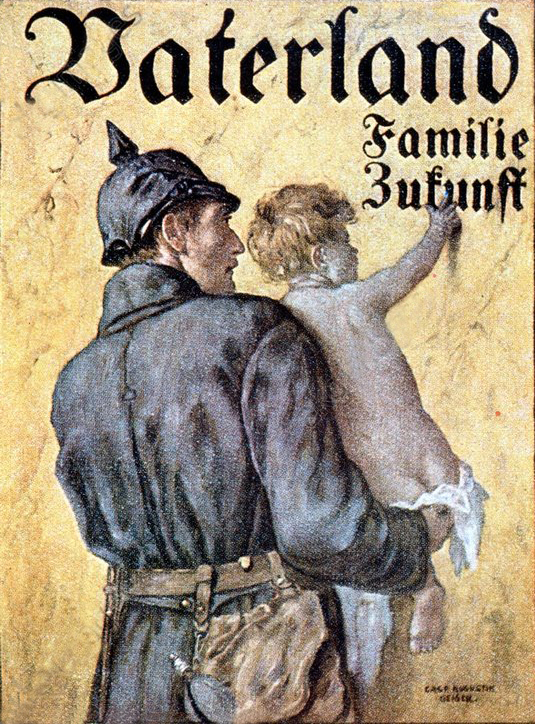 Caspar Augustin Geiger Vaterland Familie Zukunft 1918