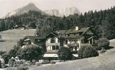 Hotel Geiger Postkarte 1936