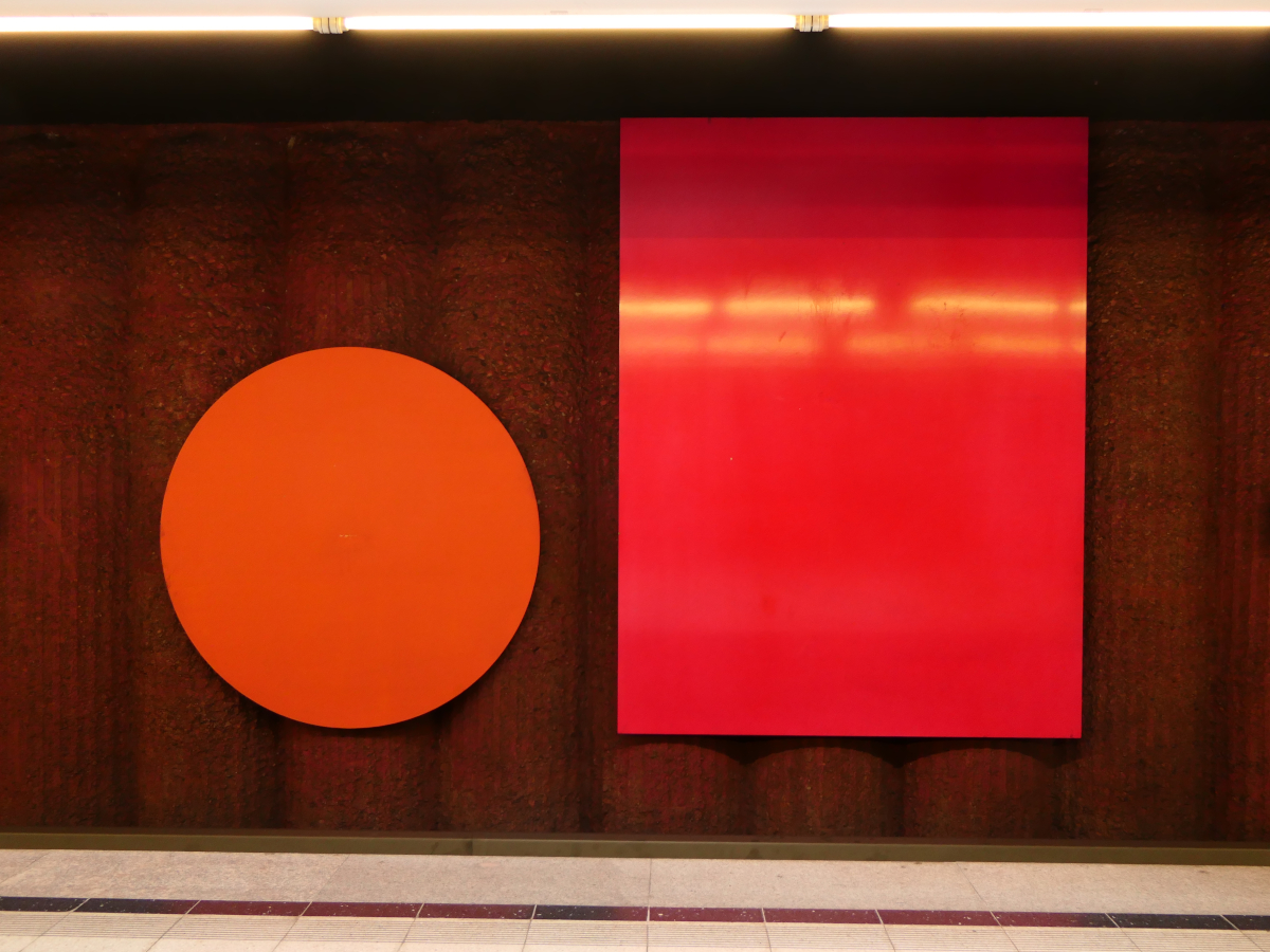 Rupprecht Geiger U Bahnhof Machtlfinger Straße