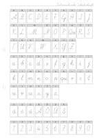 alphabet ausgangsschrift at