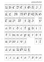 alphabet schwabacher