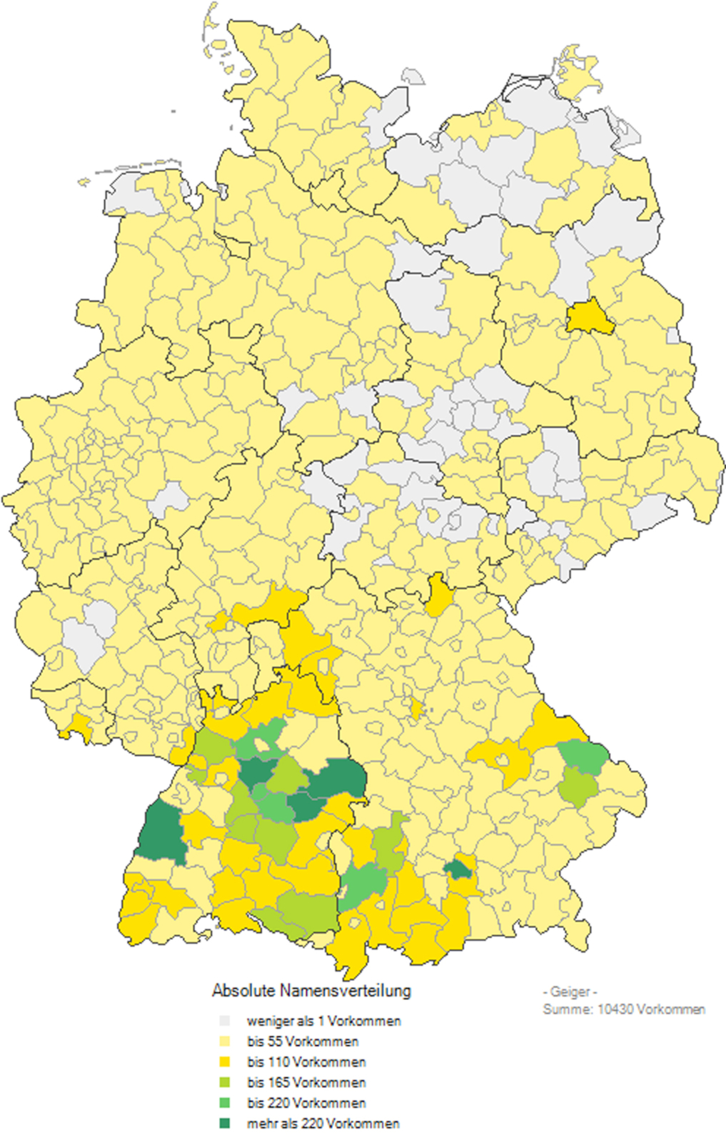 Misc Nachname Geiger DE